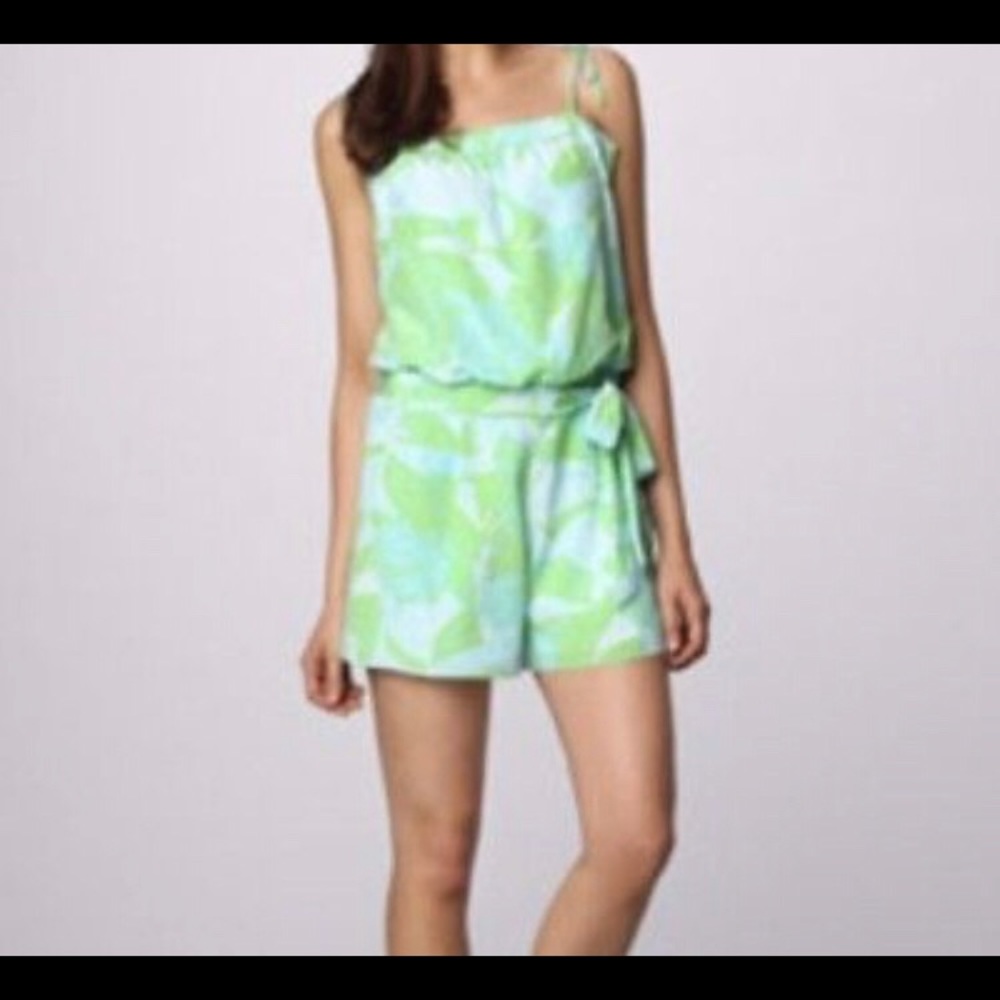 Lilly Pulitzer tie-top romper